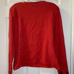 Reba  Red/Black V Neck Embroidered/Beaded Detail L Photo 4