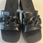 B.P. Black slip on sandal with chunky Heel size 8 Photo 3