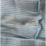 Onque Casual Shirt Womens XL Blue Ribbed Knit Everyday Office Casual Versatile Photo 6