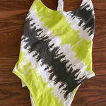Aerie  green tie dye one piece bathing suit new with tags Photo 0