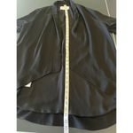 BCBGeneration  Women's Black Open Front Blazer Size S 3/4 Sleeve Lightweight Photo 6