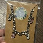 Playboy  Bunny Pink/White Rhinestone 925 Necklace Photo 5