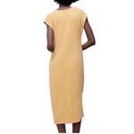 ZARA  Knotted Midi Yellow Dress(Size Small) Photo 1