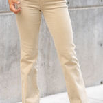 Judy Blue  Jeans Womens‎ 13/31 Tan Khaki Clarksville Mid Rise Bootcut NEW Stretch Photo 0