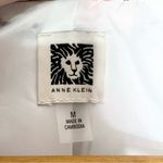 Anne Klein  Pink & Green Floral Open Front Linen Blend Blazer Jacket Size Medium Photo 6