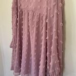 Suprelook Long Sleeve Pink Babydoll Dress ~ NWT *flawed* ~ Women’s Size XL Photo 8