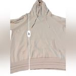 Athleta Evergreen Hoodie Sweater Long Sleeve V Neck in Ballerina Gown Sz L Photo 12