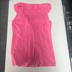Lilly Pulitzer  Bright Pink Ruffled Tank Top Photo 2