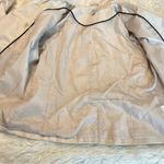 Izzy Cream Colored Double Breasted Jacket Peacoat Woman’s size Large Raincoat Photo 10