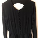 Flynn Skye  Black Button Down Open Back Dress Photo 0
