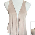 Forever 21 Womens  Open Front Jersey Knit Flpral Eyelet Back Cardigan - Sz S Photo 0