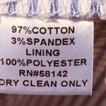 London Times  Seersucker Ruffled Dress Size 10 Blue Photo 4