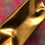 Tarte Cosmetics Bag Gold w/ Zipper & Label BNIP Perfect for Travel Makeup Photo 5