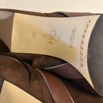 Cole Haan Air Brown Leather Zip Up Block Heel Boots Size 9.5B Photo 7