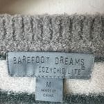 Barefoot Dreams  CozyChic Lite Lurex Striped Pullover Sweater Women’s Size M Photo 3