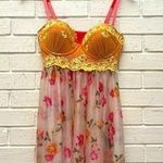 New floral bra shirt without tag Size M Photo 0