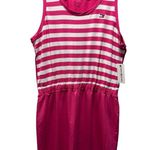 Tommy Hilfiger Sport Womens Striped Colorblock T-Shirt Dress Size L Pink Photo 3
