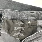 American Eagle  Black High Waisted Strigid Mom Jeans 12 Long Photo 6