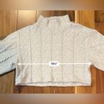ZARA Mock Neck Crop Knit Sweater Photo 10