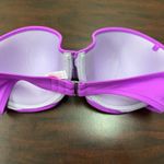 Victoria's Secret Victoria’s Secret Purple Strapless Bikini Top Size 36D Photo 2