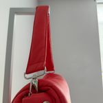 Stand Studio Wanda Clutch Bag Coral Red Padded Shoulder Bag Faux Leather OS Photo 3