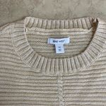 Nine West  Cream Tan Ribbed Sweater Photo 5