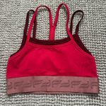 Fabletics NWT  purple and pink double strap sports bra Photo 0