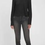 Gap Mid Rise Dark Grey Skinny Jeans Photo 1