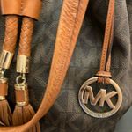 Michael Kors SIGNATURE bucket LOGO TOTE with drawstring tassels MK SHOULDERBAG Brown Photo 2