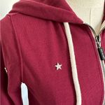 Peace Love World $82 NWOT  Star studded embroidered Hoodie! Small Photo 2