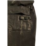 Alice + Olivia  Metallic‎ Cropped Pants Size 0 Made in New York City Photo 3