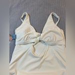 Shade & Shore  Soft Cream High Leg‎ Swimsuit Size Large Photo 6