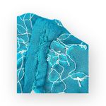 Boston Proper ♔ Chiffon Crystal Bead Embellish Kimono Sleeve Swim Coverup ♔ Aqua Photo 13