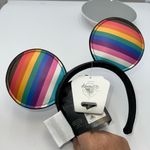 Disney  Pride Faux‎ Leather Rainbow Minnie Ears Photo 4