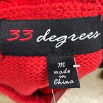 32 Degrees Heat 32 Degrees Red Sweater with Flamingo and Parrot Design Photo 1