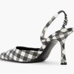 Alexander Wang Grace gingham leather slingback pumps size 40 Photo 2