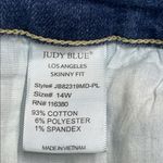 Judy Blue  PENELOPE HIGH RISE BUTTON FLY SKINNY fit jeans, size 14w, Jb82319md-pl Photo 10