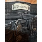 Madewell 9" High-Rise Skinny Jeans in Berkeley Black: Button-Through Edition Sz Photo 4