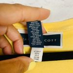 Karen Scott Women's Size XL Butter Yellow Henley Soft Cotton 3/4 Sleeve T Shirt Photo 4