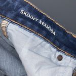 American Eagle Super Stretch Skinny Frayed Cuff Bermuda Jean Size 8 Like New Photo 8