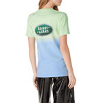 Sandy Liang  Green Blue Dippy Tee Tie Dye Retro Logo Groovy Women's Size Medium Photo 3