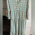 Bali Cargo Company Women’s Dress Elephant Print Bohemian Medium EUC Blue Photo 7