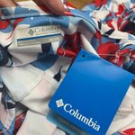 Columbia Floral Print Dress Womens 1X Sleeveless Casual Sun Dress Omni-Freeze Photo 3