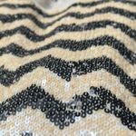 J.Crew  Zip Zap Sequin White Cream and Black Top Size Xl Retail $138 Photo 7