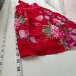 9Os Y2K Babydoll Slip Dress Women’s M Sheer Mini Red Floral Fairy Whimsigoth Size M Photo 13