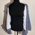 R13 Women’s R 867 Moto utility jacket blazer coat L XL gray blue excellent Photo 11