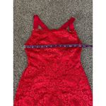Hot as Hell Red Lace Bodycon Dress Size Small Photo 2