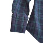 J.Crew  Club Collar Perfect Shirt in Black Watch Plaid Photo 2