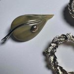 Gold Tone Brooch Pin Lot Of 3 Photo 1