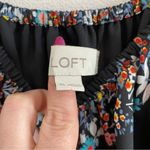 Loft Ann Taylor Floral Print Off The Shoulder Peasant Dress Size XS Photo 9